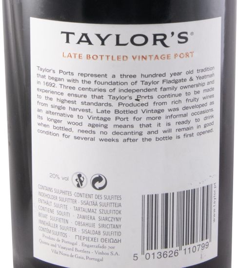 2009 Taylor's LBV Porto 1,5L