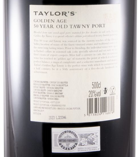 Taylor's Golden Age 50 years Port 5L