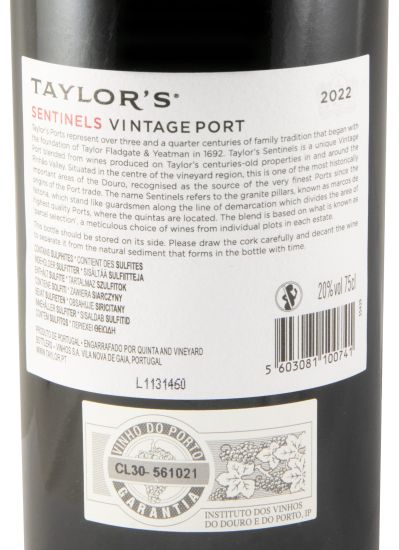2022 Taylor's Sentinels Vintage Porto