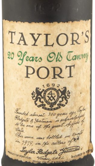 Taylor's 20 years Port (bottled in 1979)
