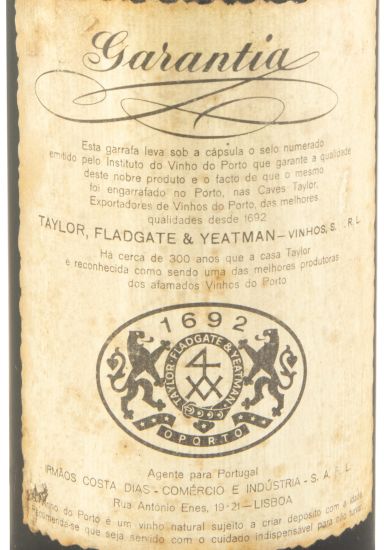 Taylor's 20 years Port (bottled in 1979)