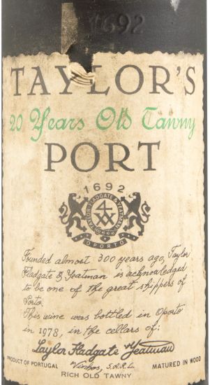 Taylor's 20 years Port (bottled in 1978)