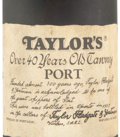 Taylor's +40 years Port (bottled in 1983)