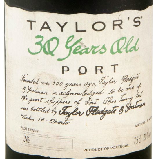 Taylor's 30 years Port (bottled in 1995)