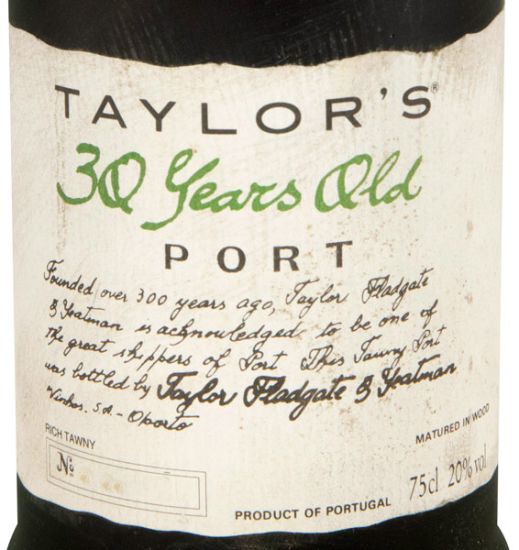 Taylor's 30 years Port (bottled in 1996)