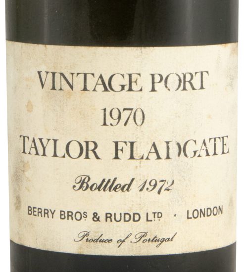 1970 Taylor's Fladgate Vintage Porto (engarrafado em 1972)