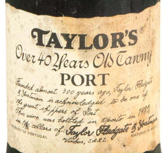 Taylor's 40 years Port (bottled in 1980)