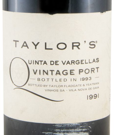 1991 Taylor's Quinta de Vargellas Vintage Port