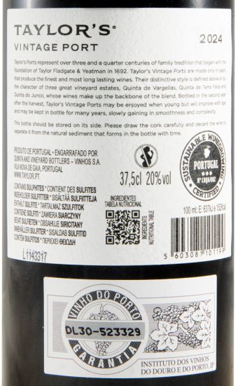 2024 Taylor's Vintage Porto 37,5cl