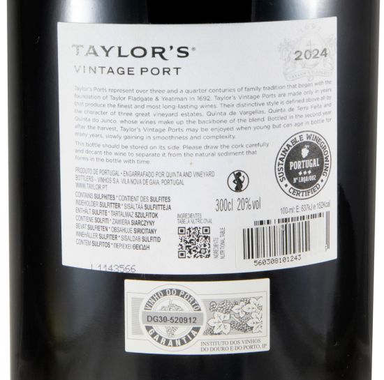 2024 Taylor's Vintage Porto 3L