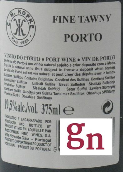 Kopke Fine Tawny 37,5cl Porto
