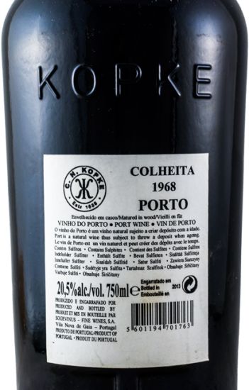 1968 Kopke Colheita Porto