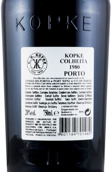 1980 Kopke Colheita Porto