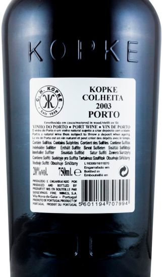 2003 Kopke Colheita Porto