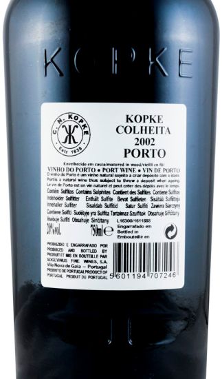 2002 Kopke Colheita Porto
