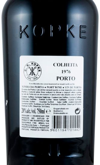 1976 Kopke Colheita Porto