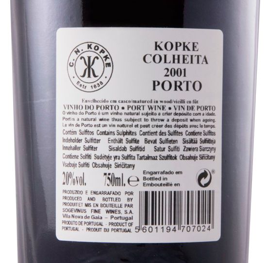 2001 Kopke Colheita Porto