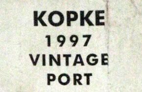 1997 Kopke Vintage Porto