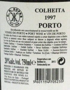 1997 Kopke Colheita Porto