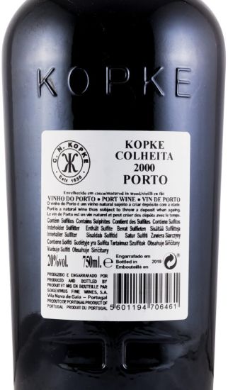 2000 Kopke Colheita Porto