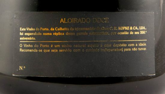 1938 Kopke Colheita Decanter Porto