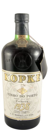 1938 Kopke Colheita Porto (rótulo papel)
