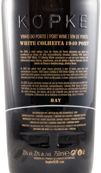 1940 Kopke Colheita White Porto