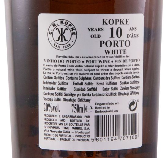 Kopke White 10 anos Porto