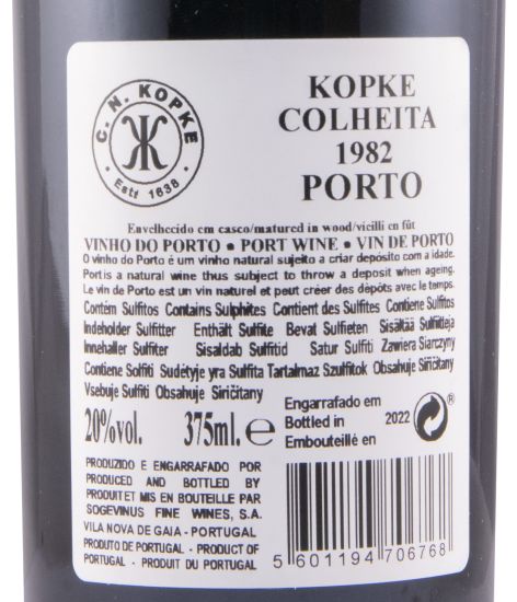 1982 Kopke Colheita Porto 37,5cl