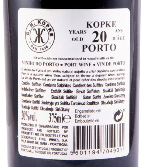 Kopke 20 anos Porto 37,5cl