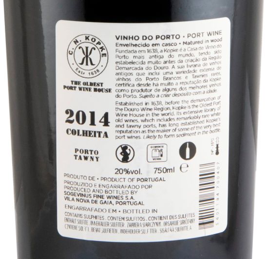 2014 Kopke Colheita Port