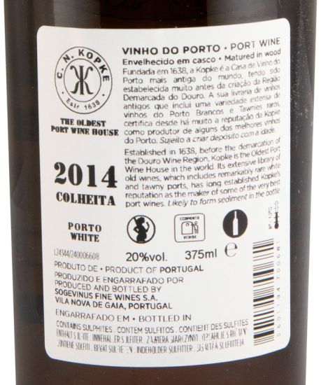 2014 Kopke Colheita White Porto 37,5cl