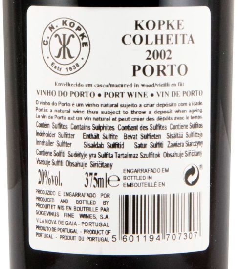 2002 Kopke Colheita Port 37.5cl