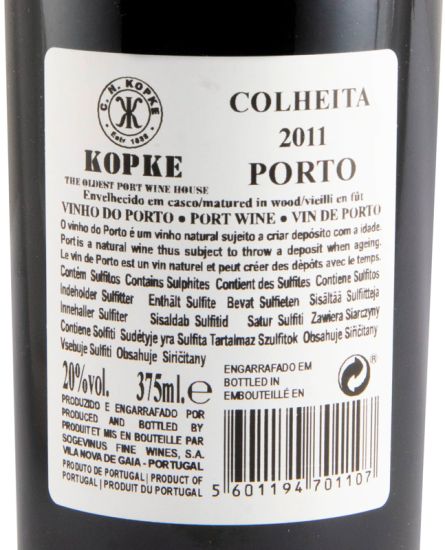 2011 Kopke Colheita Porto 37,5cl