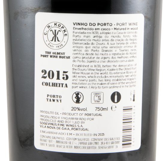 2015 Kopke Colheita Porto