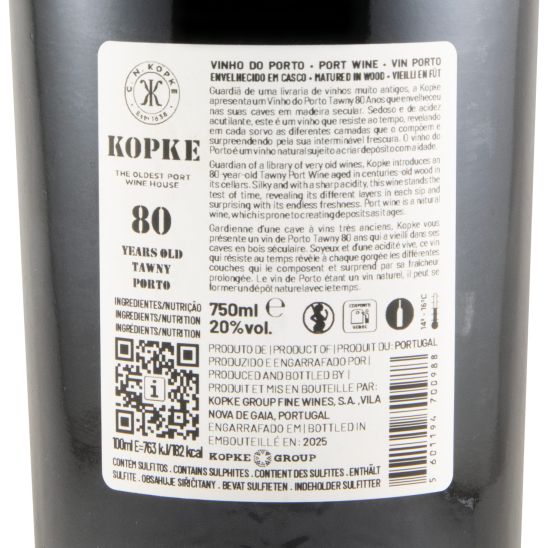 Kopke 80 years Port