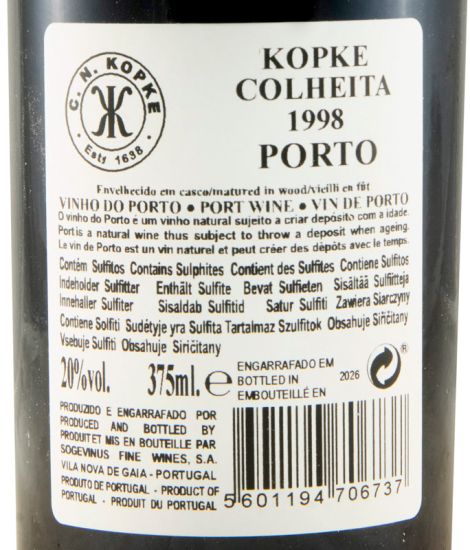 1998 Kopke Colheita Porto 37,5cl