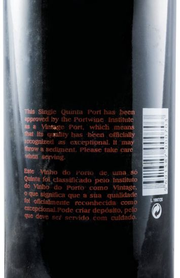 1997 Krohn Quinta do Retiro Novo Vintage Porto
