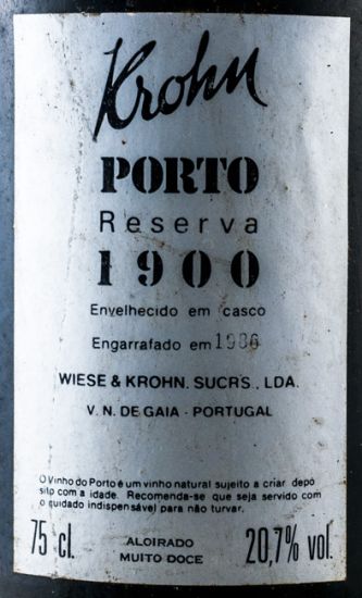 1900 Krohn Reserva Port