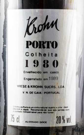 1980 Krohn Colheita Porto