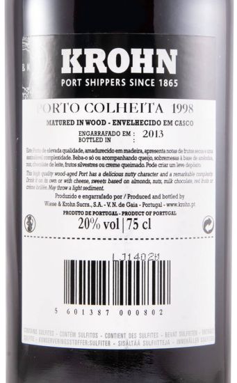 1998 Krohn Colheita Porto