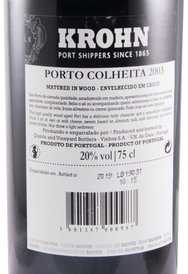 2003 Krohn Colheita Porto