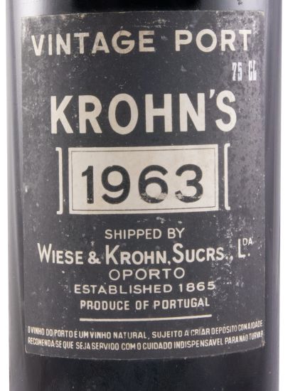 1963 Krohn Vintage Porto