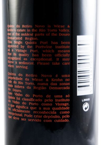 2000 Krohn Quinta do Retiro Novo Vintage Porto