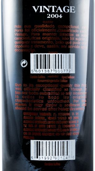 2004 Krohn Quinta do Retiro Vintage Novo Porto