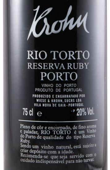 Krohn Ruby Reserva Rio Torto Port