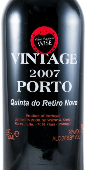 2007 Krohn Vintage Quinta do Retiro Novo Port
