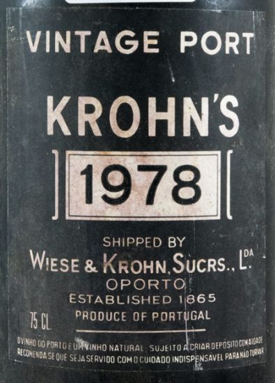 1978 Krohn Vintage Porto