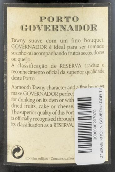 Krohn Governador Tawny Sweet Port