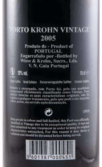 2005 Krohn Vintage Porto